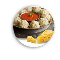 Chicken Cheese Momos